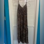 Miss Tina by Tina Knowles Cheetah Maxi‎ Dress Brown Photo 1