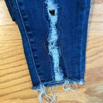 Judy Blue  Jeans Women 5 27 Skinny Leopard Patch Distressed Raw Hem High Rise Photo 3