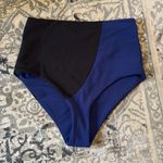 Mara Hoffman NWT  Lydia High Waisted Bikini Bottom in Navy Black Size XS Photo 1