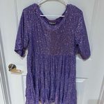 Amazing Lace  Purple sequin dress Photo 0