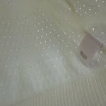 Lauren Conrad Cream Eyelet Sweater Dainty Sweater Size XS Coquette Cotton Photo 5