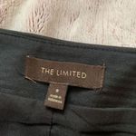 The Limited  Houndstooth Skirt Straight Pencil Short Length Side Zip Black Gray 8 Photo 4