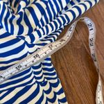 Ellie Kai blue and white waves boatneck sheath dress 4 Blue Photo 8