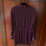 ZARA  Deep Purple Draped Blouse Photo 2