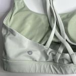 Lululemon Yoga Running Springtime Green Sports Energy Bra Size 8 Photo 5
