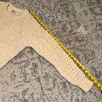 Vintage 80’s Malinmor Hand Knit Wool Cable Knit Fisherman’s Sweater Beige Large Photo 7