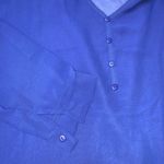 Boutique Womens Nearly Sheer Blouse Top Shirt Royal Blue 4X Fits Like 1X Photo 6
