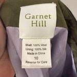 Garnet Hill  100% Wool Polka Dots Skirt with 100% Silk Lining Size 10 Photo 4