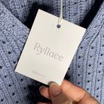 Ryllace Merino blend V neck open knit sweater size 1X Photo 7