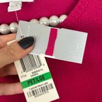 Charter Club NWT 100% Pima Cotton Fuchsia Pink Knit Sweater Size LP Photo 4