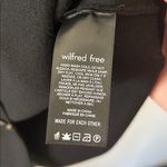 Wilfred Aritzia Free Ronnie Sweater Knit Lumberjack Jacket Small Black Oversized Photo 10