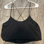 Motel Rocks Motel Black Strappy Crop Top Large Lightweight Flowy Beach Photo 10