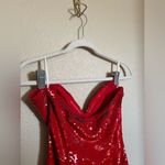 H:ours Zali Mini Dress in Red Gaga Size Small Sequins Cocktail Dress Photo 4