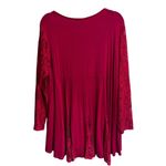 Kate & Mallory Women's Pink Tunic Top Lace Long Sleeve Blouse Size 2X Photo 5