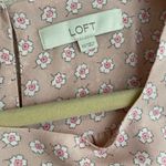 Loft Ruffled trim yolk an bell cuffed 3/4 sleeve size XS Photo 12