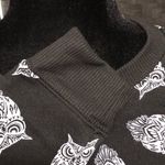 No Boundaries Black Owl Pattern Sweater Photo 3
