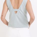 Madewell | Jacquard Peekaboo-Back Crop Tank Photo 1