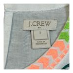 J.Crew Embroidered Floral Sleeveless Top White Linen Blend Women Size 2 Photo 7