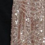 Verty  XS Rose Champagne Bling Runway Dress Photo 1