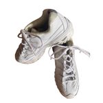 Skechers  Sport‎ Sneakers White Leather Lace Up Walking Shoes US 8 Photo 4
