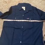 Hollister Hollis yet Women’s Blue Button Down Full Sleeves Shirt Photo 4