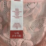 No Boundaries  Lace Skater Drop Dress Juniors Size L (11-13) Coral Color Lined Photo 2