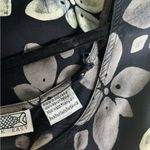 Black East Floral Sleeveless Dress Size L Photo 3