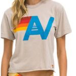 Aviator Nation  Tee & Sweatpants Set - Sand Size L NIP & NWT PRICE IS Firm Photo 0