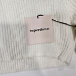superdown  Lyla Crop Sweater in White Photo 4