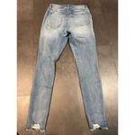 REWASH  Distressed Light Wash Denim Jeans Ripped Knee‎ Trendy Streetwear B-390 Photo 4