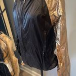 JoyLab Gold and Black Women's lightweight windbreaker Jacket Photo 2