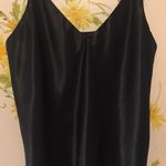 Sans Souci black satin camisole top size M Photo 3