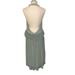 ASOS Embellished Neck Tulle Midi A-Line Dress Mint Green Backless Size14 NWTs Photo 6