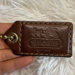 Coach 2.5" Leatherware 1941 Brown Fob Bag Charm Hang tag Hangtag Photo 0