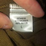 Lacausa Willow Tapered Leg Rayon Slim Casual Pant Olive Green Large Photo 7