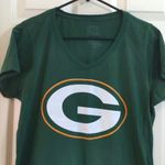 NFL  Green Bay Packers Football V-Neck Shirt Size Medium #7999 Photo 2