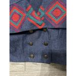 L.Fox Dallas Texas Women's Cropped Western‎ Shirt Jean Jacket Top Sz 8 VTG. Blue Photo 2