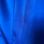 Juicy Couture Lapis Blue Silk Button Up Photo 6