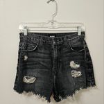 Hudson Jeans  Sade Mercury Lace Up Distressed Cut Off Denim Shorts Size 26 Photo 3