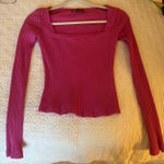ZARA  Pink Square Neck Top  Photo 0