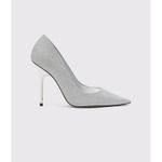 Good American  Emma Silver Glitter Stiletto Heels Women’s Size 12 New Box Photo 7