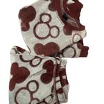 Disney  Women's Fleece Lounge Set M Mickey Mouse Print 2-Piece Winter Cozy Photo 1
