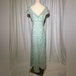Tadashi Shoji  Sanda Embroidered Mint Dress | 8 Photo 8