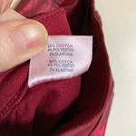 J Brand Alana Opium Jagged Python Metallic Red Snake Skin Skinny Pants #W Photo 6