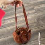 J.Crew Tan Leather Handbag with Gold Accents Photo 14