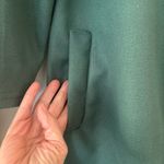 Women’s Hooded Coat M Sage Green Cotton Spandex Snaps Distinctive Details New Size M Photo 5