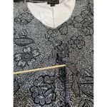 J. Jill Wearever Collection Dress Women's Small Sleeveless Floral Office Church Black Photo 11