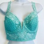Victoria's Secret Victoria’s Secret Dream Angels V Wire Lace‎ Longline Bustier Corset Bra 36D NEW Photo 2