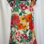 Eliza J  Cold Shoulder‎ Flutter Sleeve Floral Dress Photo 0