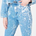 Ganni  Blue Acid Wash Betzy Flare Jeans Photo 15